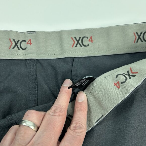 Johnston & Murphy XC4 Pants Men 38x30  Grey Comfort Performance Golf - Picture 10 of 14